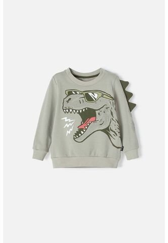 Buzo De LittleMic Cerrado Verde Para Niño 2T A 5T 2T LittleMic