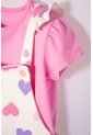 Vestido Tipo Jardinera De Littlemic Multicolor Para Niña 2T A 5T 4T de LittleMic