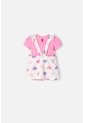 Vestido De Littlemic Tipo Jardinera Multicolor Para Bebé Niña 9-12 de LittleMic