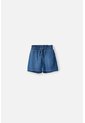 Short De Littlemic Con Cordón Azul Para Niña 2T A 5T 4T de LittleMic