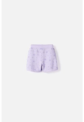 Short De Littlemic Con Cordón Lavanda Para Niña 2T A 5T 5T