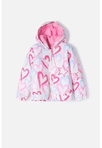 Chaqueta LittleMic Multicolor Con Cierre Ajustable En Frente Para Niña 2T A 5T 4T LittleMic