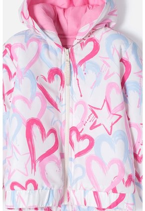 Chaqueta LittleMic Multicolor Con Cierre Ajustable En Frente Para Niña 2T A 5T 4T