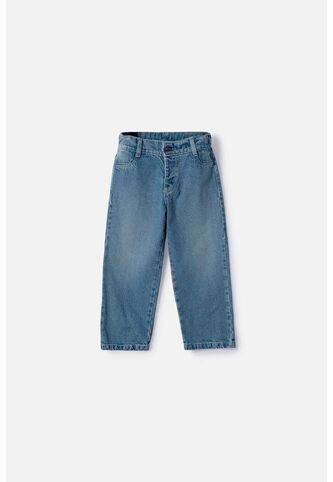 Jean De Littlemic Denim Azul Para Niño 2T A 6T 5T LittleMic