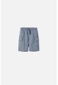 Bermuda De Littlemic Con Bolsillos Gris Para Niño 2T A 5T 4T de LittleMic