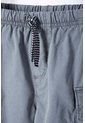 Bermuda De Littlemic Con Bolsillos Gris Para Niño 2T A 5T 4T de LittleMic