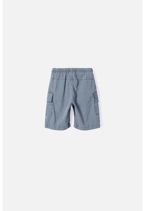 Bermuda De Littlemic Con Bolsillos Gris Para Niño 2T A 5T 4T