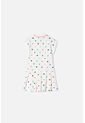 Vestido LittleMic Marfil Corto Para Niña 2T A 5T 3T de LittleMic