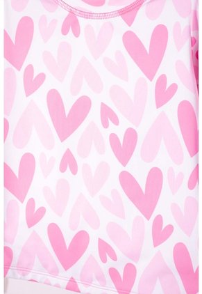 Vestido De Baño LittleMic Multicolor Manga Larga Para Niña 2T A 5T 3T