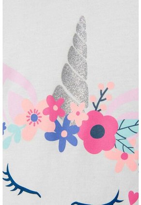 Pijama LittleMic Con Pantalón Largo Multicolor Para Niña 2T A 5T 3T