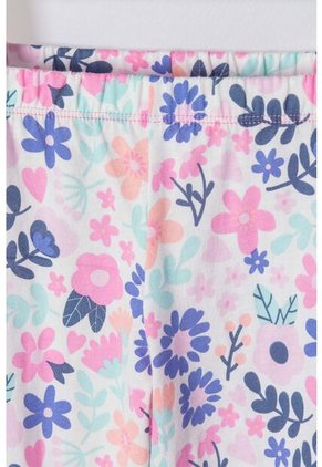 Pijama LittleMic Con Pantalón Largo Multicolor Para Niña 2T A 5T 3T