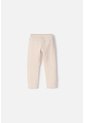 Jogger De Littlemic Con Cordón Almendra Para Niña 2T A 5T 4T de LittleMic