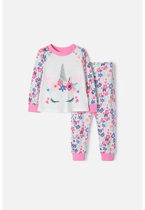 Pijama Littlemic Con Pantalón Largo Para Niña 2T A 5T 2T