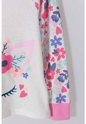 Pijama Littlemic Con Pantalón Largo Para Niña 2T A 5T 2T