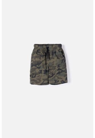 Bermuda De Littlemic Con Cordón Verde Para Niño 2T A 5T 5T LittleMic