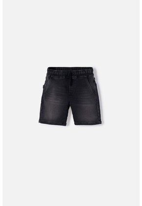 Bermuda De Littlemic Con Cordón Negro Para Niño 2T A 5T 2T