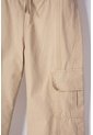Jogger De Littlemic Con Cordón Caqui Para Niña 2T A 5T 4T de LittleMic