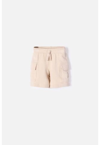 Bermuda De Littlemic Con Cordón Caqui Para Niño 2T A 5T 4T LittleMic