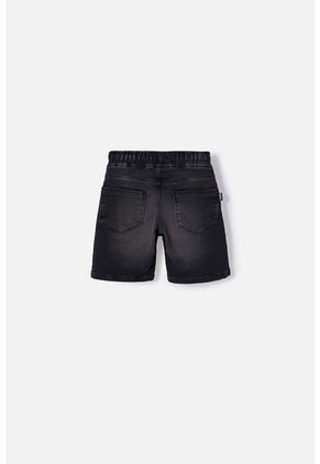 Bermuda De Littlemic Con Cordón Negro Para Niño 2T A 5T 2T