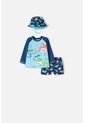 Conjunto De Baño De Littlemic Multicolor Para Bebé Niño 9-12 de LittleMic