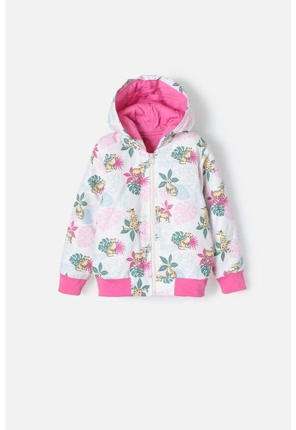 Chaqueta De LittleMic Multicolor Con Capucha Para Niña 2T A 5T 5T