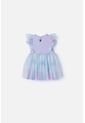 Vestido De Littlemic Manga Corta Lavanda Para Bebé Niña 9-12 de LittleMic
