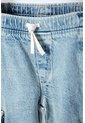 Jean De Littlemic Bota Ancha Para Niña 2T A 5T 3T de LittleMic