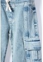 Jean De Littlemic Bota Ancha Para Niña 2T A 5T 3T de LittleMic