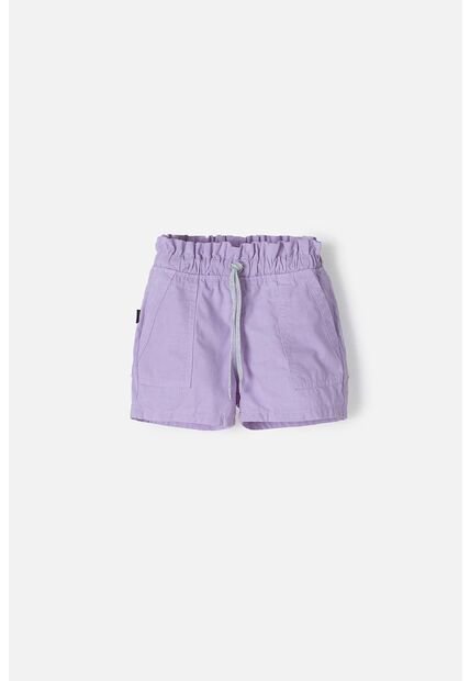 Short De LittleMic Con Cordón Lavanda Para Niña 2T A 5T 3T