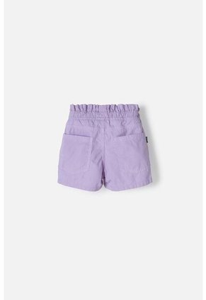 Short De LittleMic Con Cordón Lavanda Para Niña 2T A 5T 3T