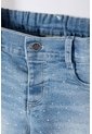 Short De Littlemic Con Bolsillos Azul Para Niña 2T A 5T 2T de LittleMic