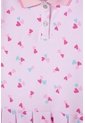 Vestido De Littlemic Manga Corta Rosado Para Niña 2T A 5T 3T de LittleMic