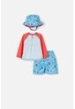 Conjunto De Baño Littlemic Con Sombrero Multicolor Para Bebé Niña 3-6 de LittleMic