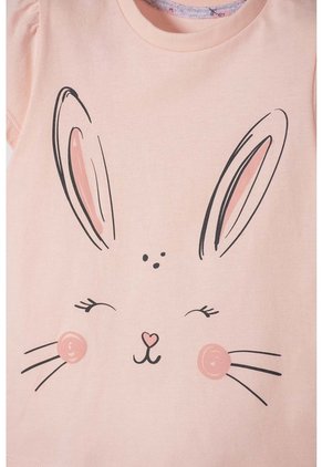Pijama De Littlemic X3 Piezas Multicolor Para Niña 2T A 5T 5T