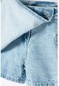 Falda De Littlemic Denim Azul Para Niña 2T A 5T 3T de LittleMic
