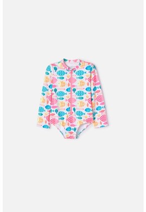 Vestido De Baño Del Littlemic Multicolor Para Niña 2T A 5T 5T