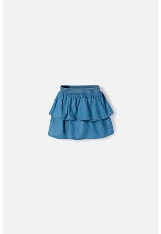 Falda De Littlemic Con Bolero Azul Para Niña 2T A 5T 2T LittleMic