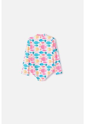 Vestido De Baño Del Littlemic Multicolor Para Niña 2T A 5T 5T