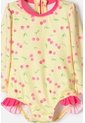 Vestido De Baño De Littlemic Con Gorro Multicolor Para Bebé Niña 3-6 de LittleMic