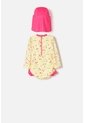 Vestido De Baño De Littlemic Con Gorro Multicolor Para Bebé Niña 3-6 de LittleMic