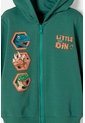 Buzo De Littlemic Con Cierre Verde Para Niño 2T A 6T 5T de LittleMic