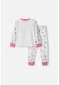Pijama De Littlemic Con Pantalón Largo Marfil Y Rosado Para Niña 2T A 5T 2T de LittleMic