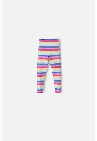 Leggings Littlemic Multicolor Con Elástico Para Niña 2T A 5T 2T LittleMic