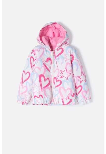 Chaqueta LittleMic Multicolor Con Cierre Ajustable En Frente Para Niña 2T A 5T 2T