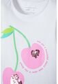 Camiseta LittleMic Blanca Manga Larga Para Niña 2T A 5T 5T de LittleMic