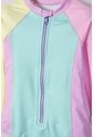 Vestido De Baño LittleMic Multicolor Manga Larga Para Niña 2T A 5T 2T de LittleMic