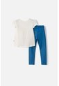 Conjunto De Littlemic Con Pantalón Largo Multicolor Para Niña 2T A 6T 2T de LittleMic