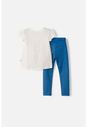 Conjunto De Littlemic Con Pantalón Largo Multicolor Para Niña 2T A 6T 2T