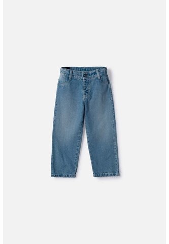 Jean De Littlemic Denim Azul Para Niño 2T A 6T 2T LittleMic