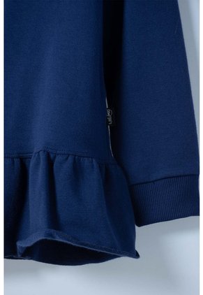 Buzo De Littlemic Con Cierre Azul Para Niña 2T A 6T 4T